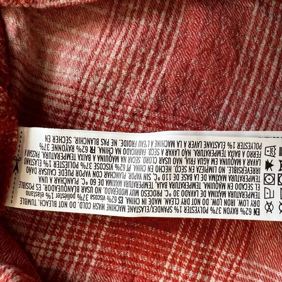 Forever 21 Red and White Plaid Mini Dress - Picture 5 of 5